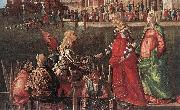 Meeting of the Betrothed Couple (detail), Vittore Carpaccio
